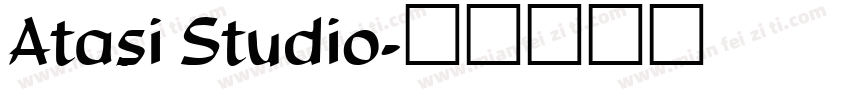 Atasi Studio字体转换